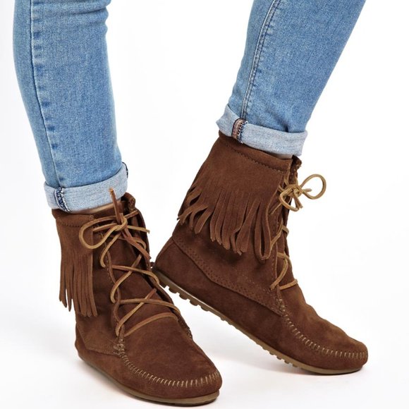 Minnetonka Tramper Ankle Boot Size 5m 